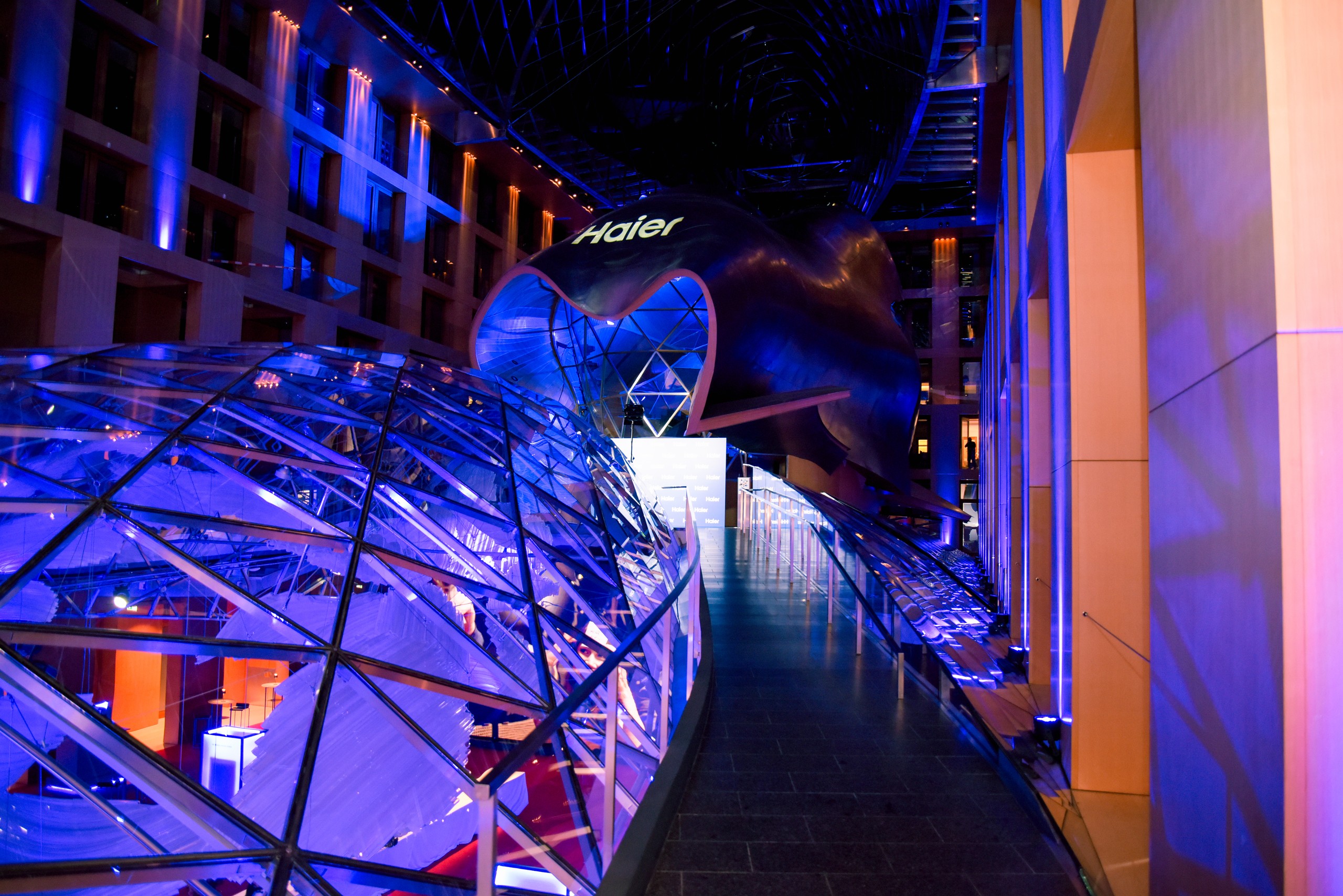 Haier Europe, Aura collection launch event in Berlin, 2026 — photo by Nudel Maschine