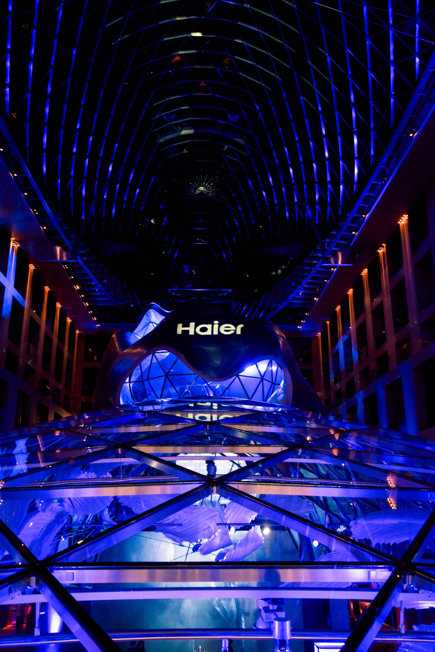 Haier Europe, Aura collection launch event in Berlin, 2026 — photo by Nudel Maschine